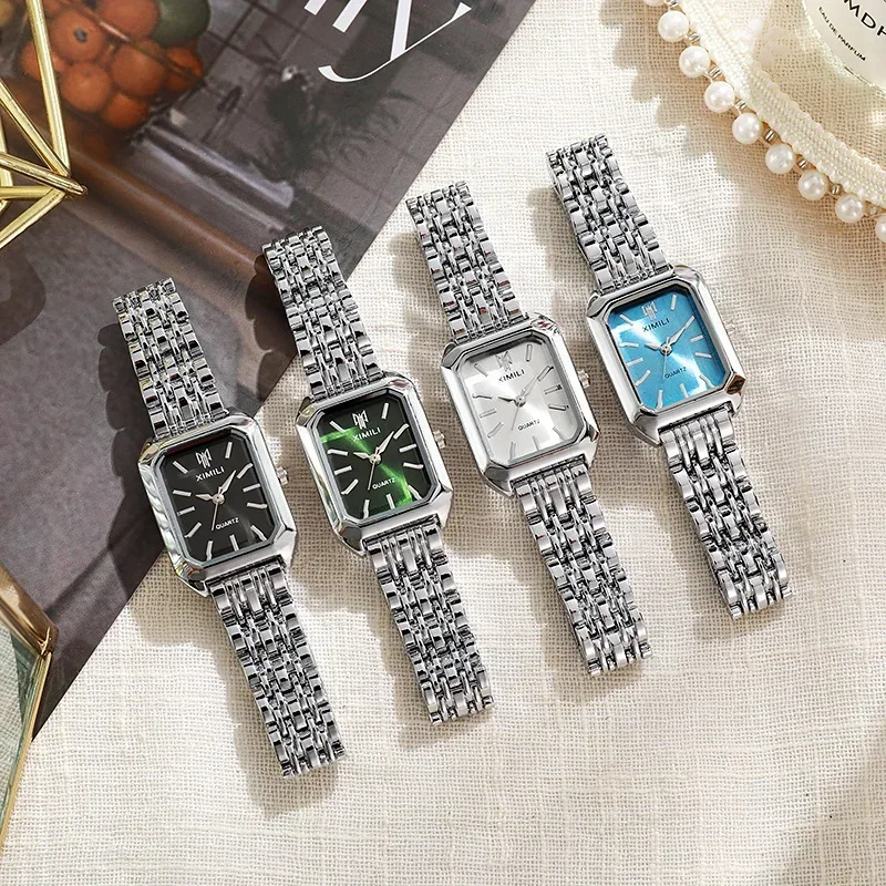 Women Retro Square Metal Band  - Jewelry For Watches ulasan dan harga
