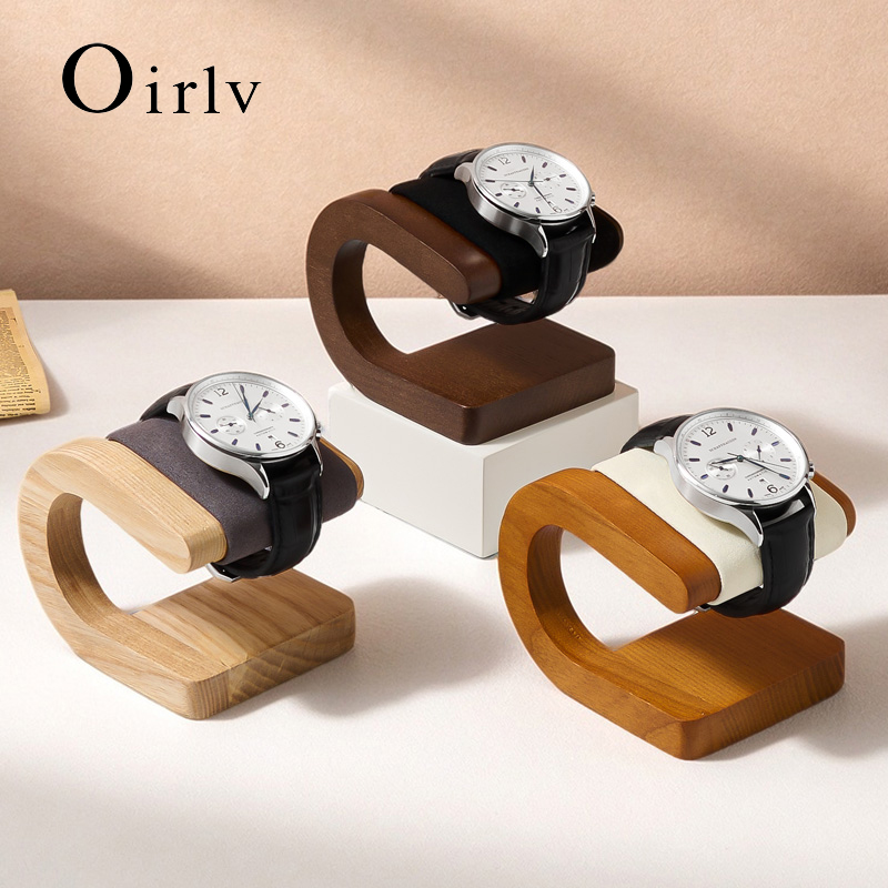 Oirlv Walnut Wooden Watch Stan - Jewelry And Watches Inc ulasan dan harga
